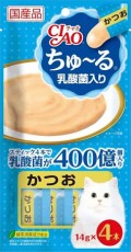 CIAO 日本貓小食 - 鰹魚醬(乳酸菌) 14g x 4 (需預訂)