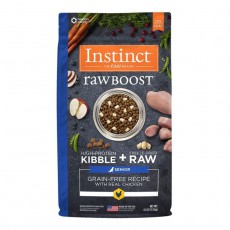 Instinct 無穀物+凍乾生肉粒系列 - 雞肉配方老犬狗糧  (需預訂)