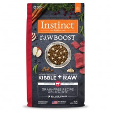 Instinct 無穀物+凍乾生肉粒系列 - 牛肉配方全狗糧 (需預訂)
