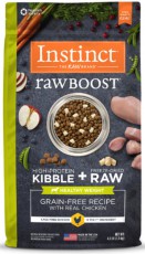Instinct 無穀物+凍乾生肉粒系列 - 雞肉配方控制體重狗糧 4lbs (需預訂)