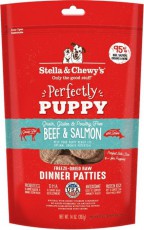 Stella & Chewy's - 幼犬糧 - 凍乾脫水肉餅 - 牛肉及三文魚配方