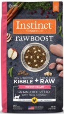 Instinct 無穀物+凍乾生肉粒系列 - 雞肉配方室內貓糧 5lbs (需預訂)