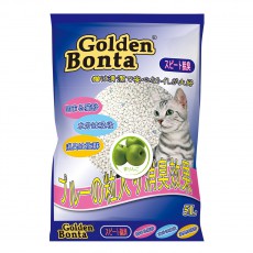 Golden Bonta - 圓粒型膨潤土砂 (青蘋果味) 5L 