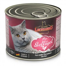 LEONARDO 天然主食貓罐頭 – 雞肉、火雞、鴨肉 