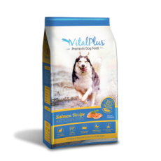 VITALPLUS 高級狗糧三文魚 18KG (兩包起送貨，屯天元上水粉嶺除外)